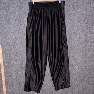 VTG Nike‎ Breakaway Pants Tear Away M Inseam 30" Black EUC